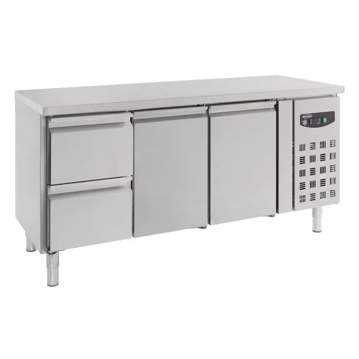CombiSteel Counter 700 Refrigerator 2 Doors and 2 Drawers