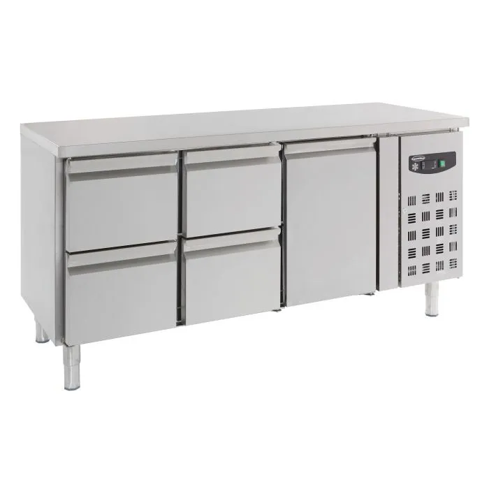 CombiSteel Counter 700 Refrigerator 1 Door and 4 Drawers