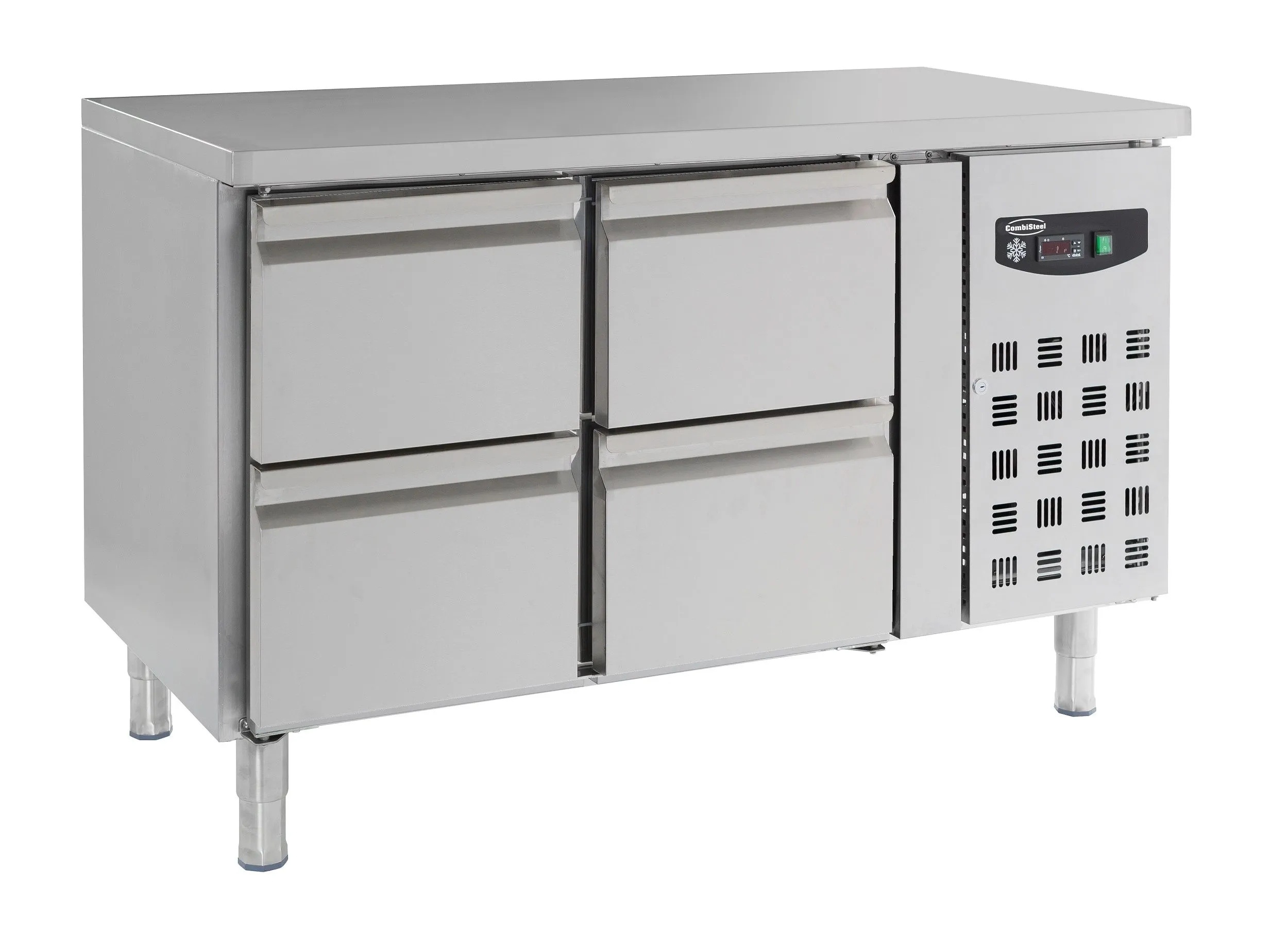 Combisteel 4 Drawer Counter Fridge Side Motor