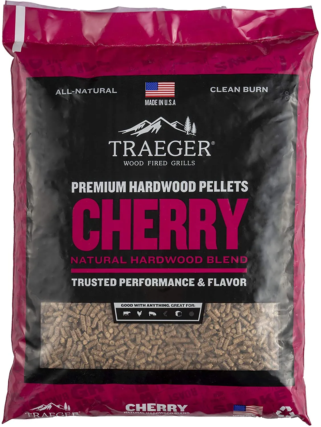 Traeger BBQ Wood Pellets Cherry Flavour
