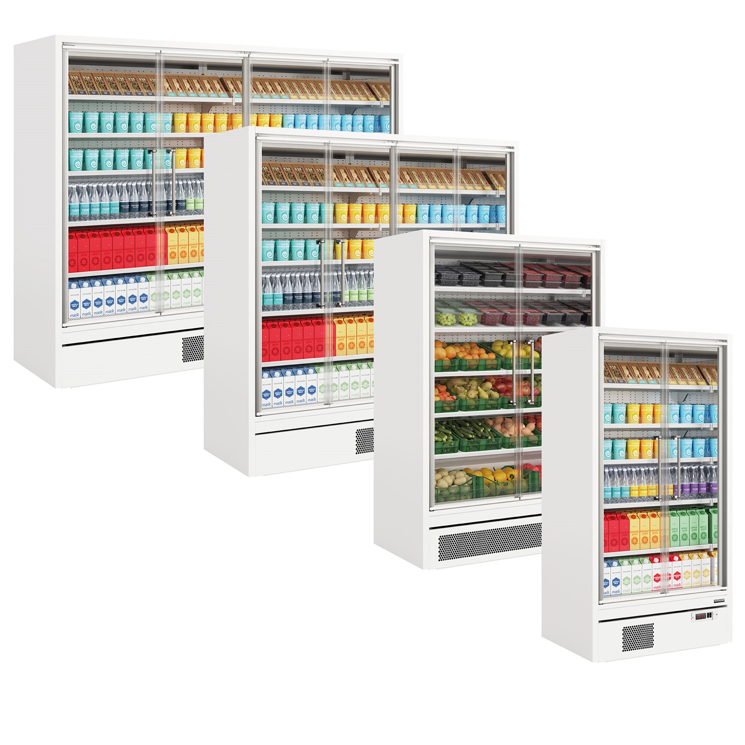 Tefcold Galaxy+ FGD White Range Multideck With Doors