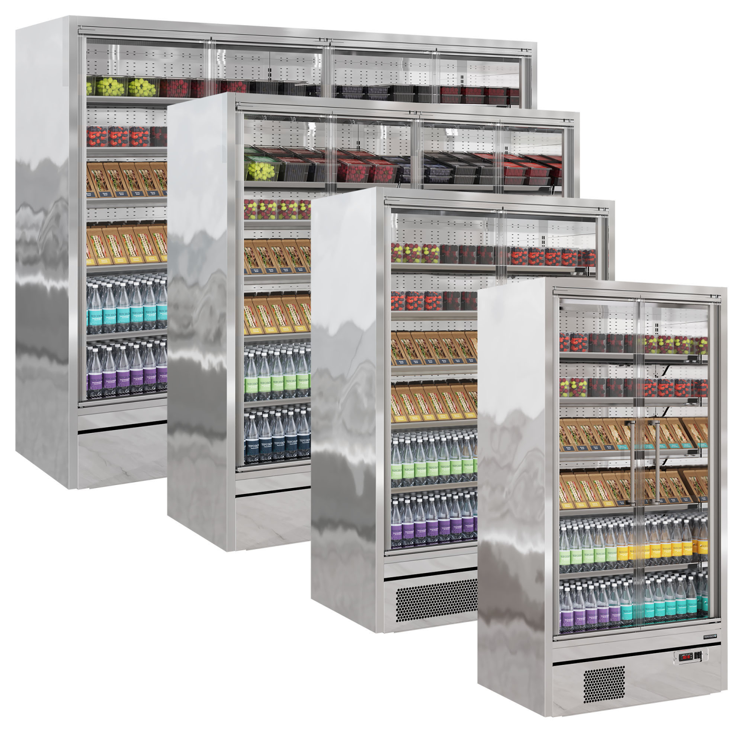 Tefcold Galaxy+ FGD SS Range Multideck With Doors
