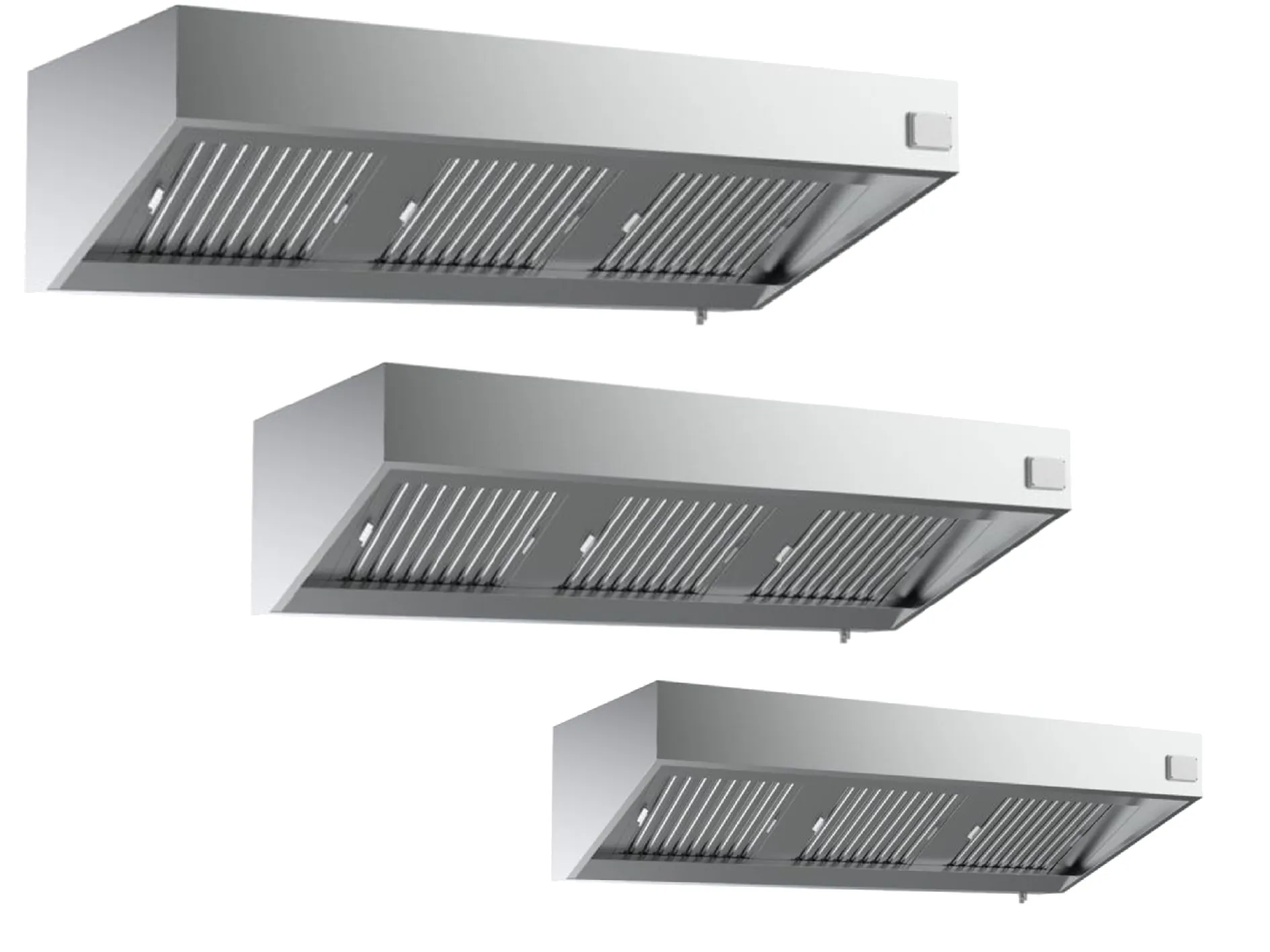 CombiSteel Wall-Mounted Extractor Hood Complete with Fan 950 Range