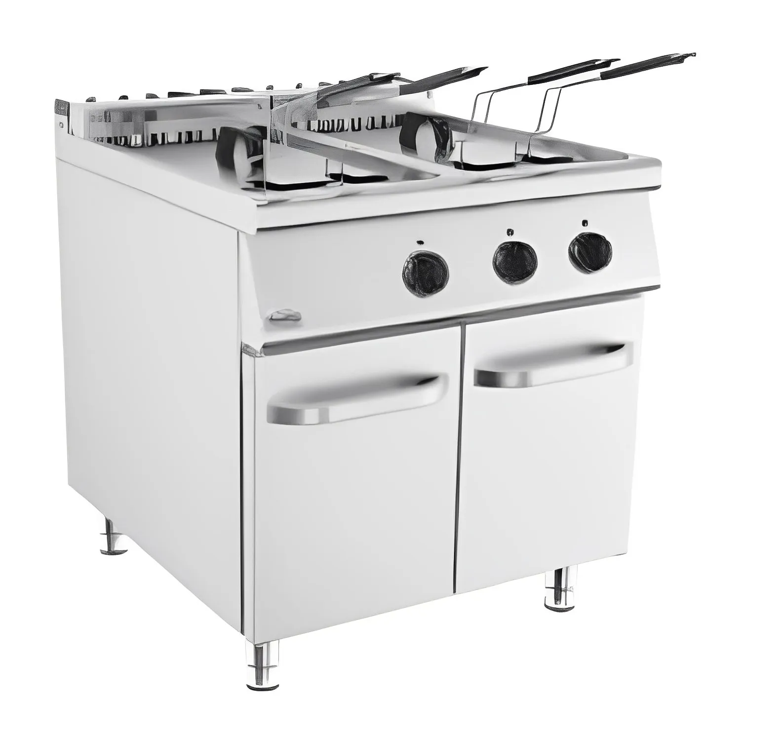 CombiSteel Base 900 Standing Electric Fryer 2 x 22L