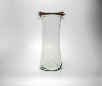 Delicacies glass jar
