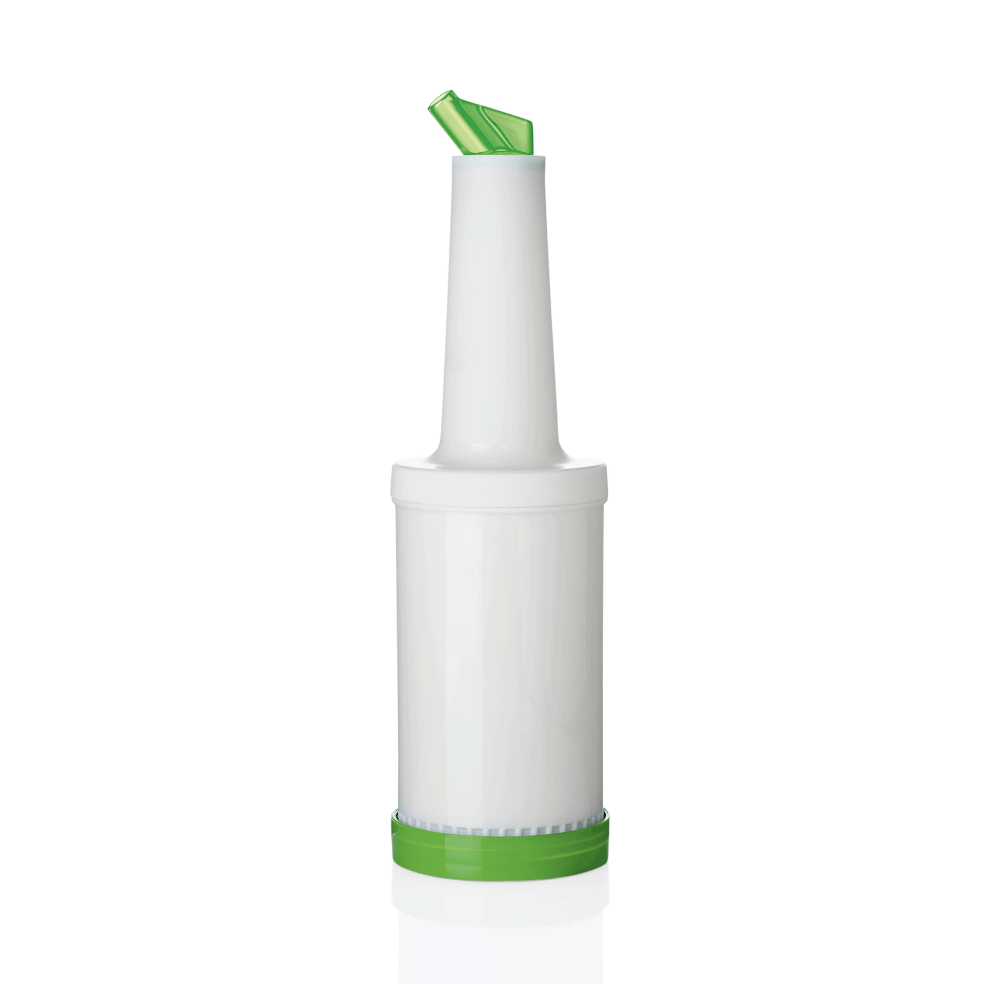 Measured pourer and storage bottle Green