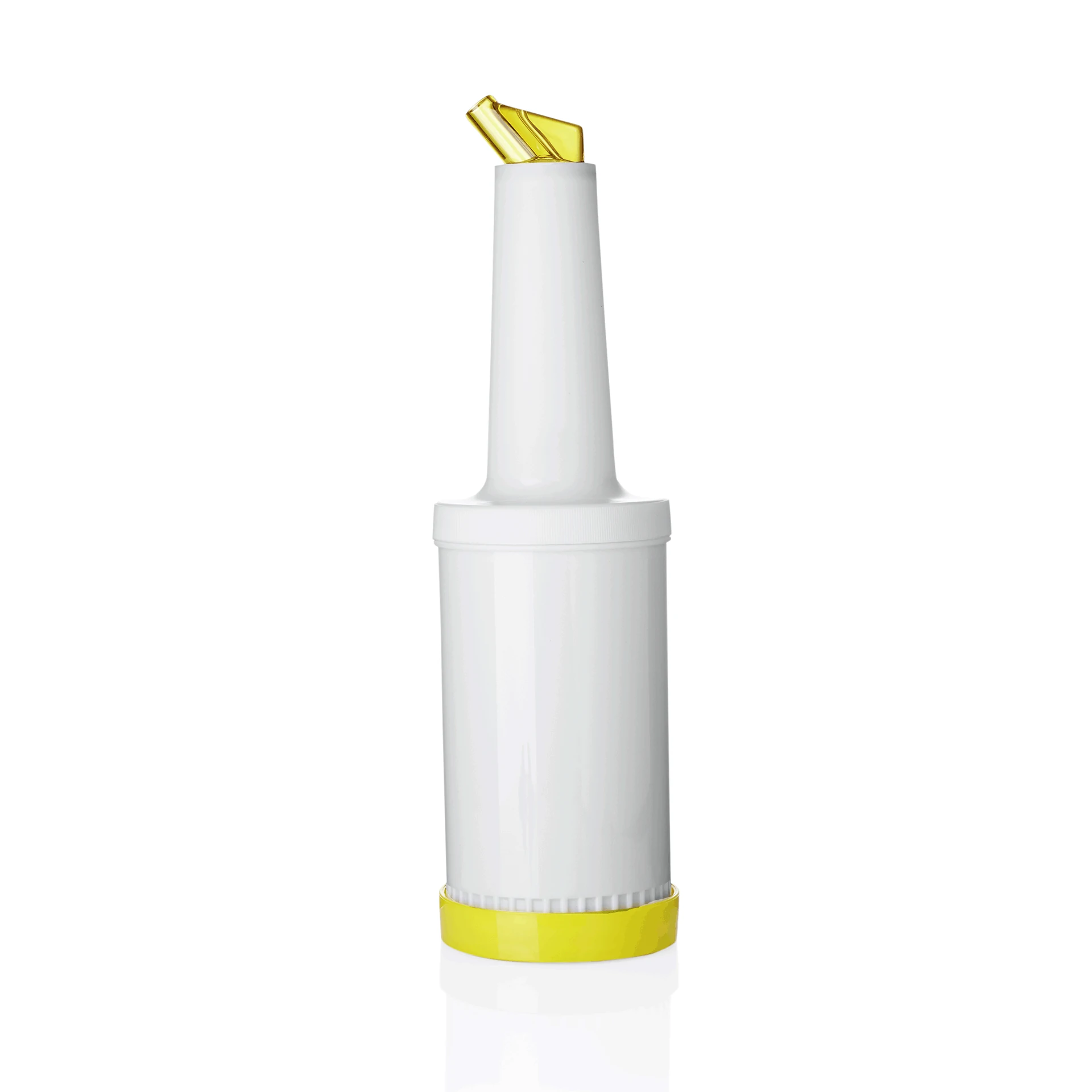 Measured pourer and storage bottle Yellow