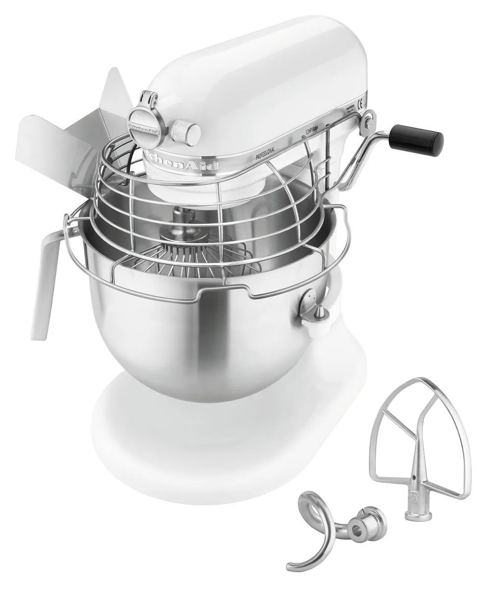 KitchenAid Planetary Mixer 5KPM5XEWH white, 6,9L