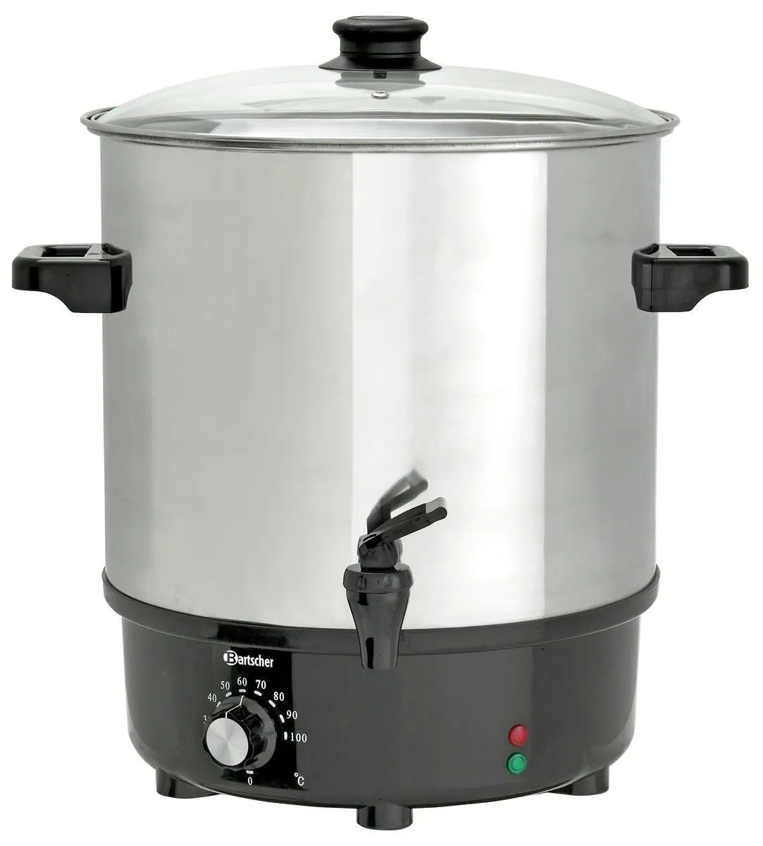 Bartscher Mulled wine pot, bl.w. canner25L,SS