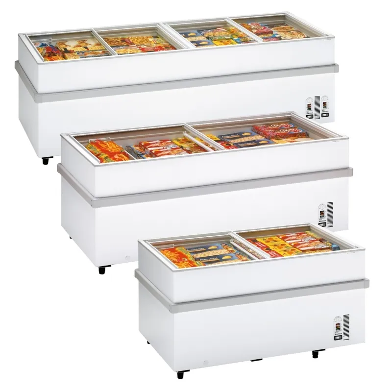 Arcaboa CHV Range Island Site Display Freezer