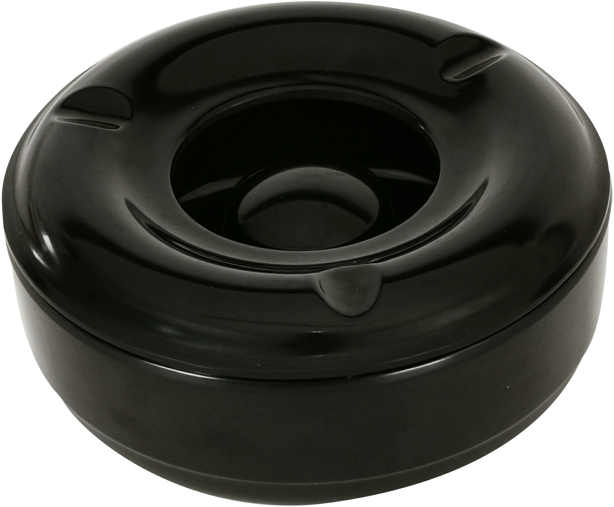 Windproof Melamine Ashtray - Base + Lid 5.75"