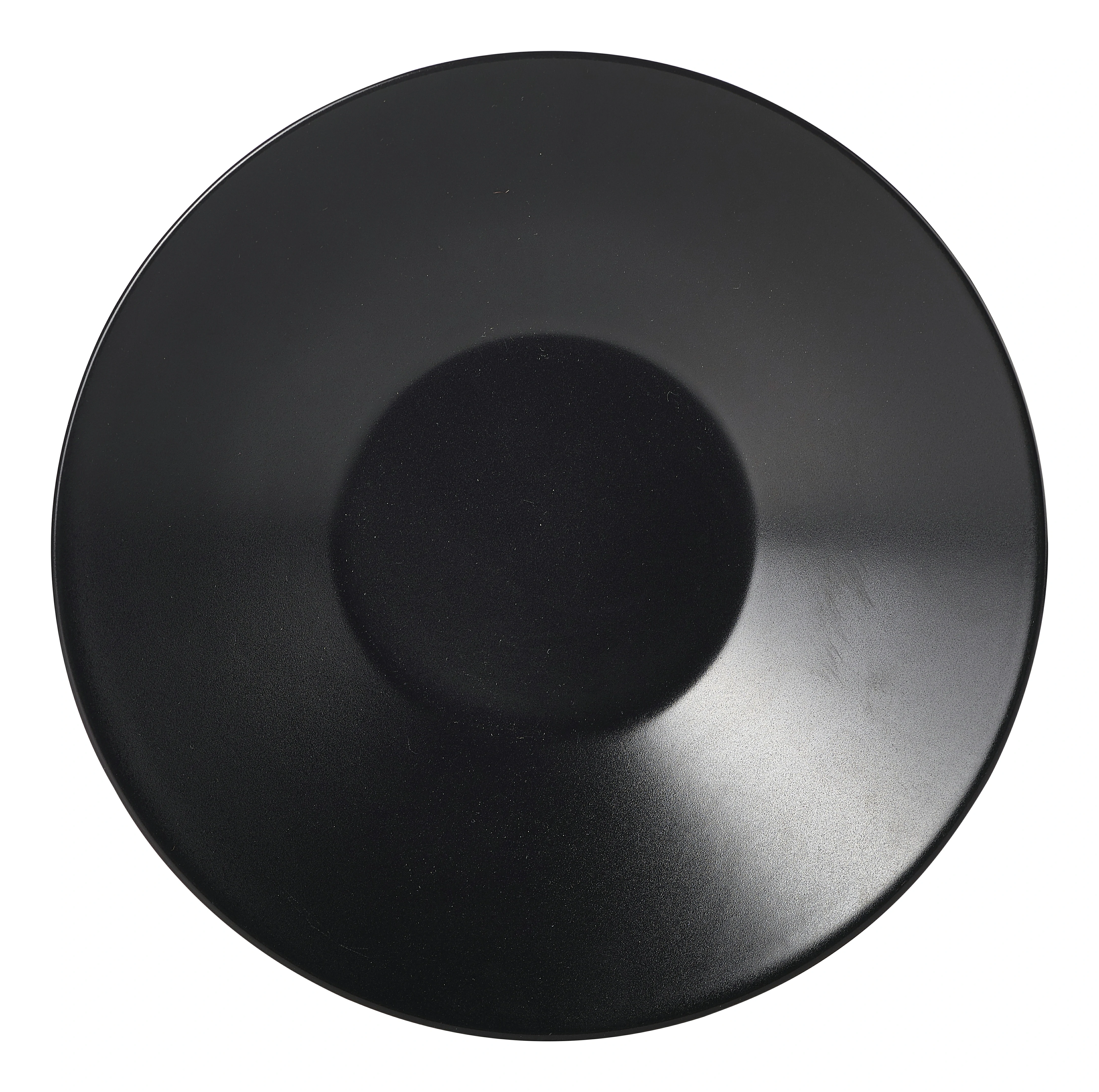Luna Stoneware Black Soup Plate 23 x 5cm/9.25 x 2"
