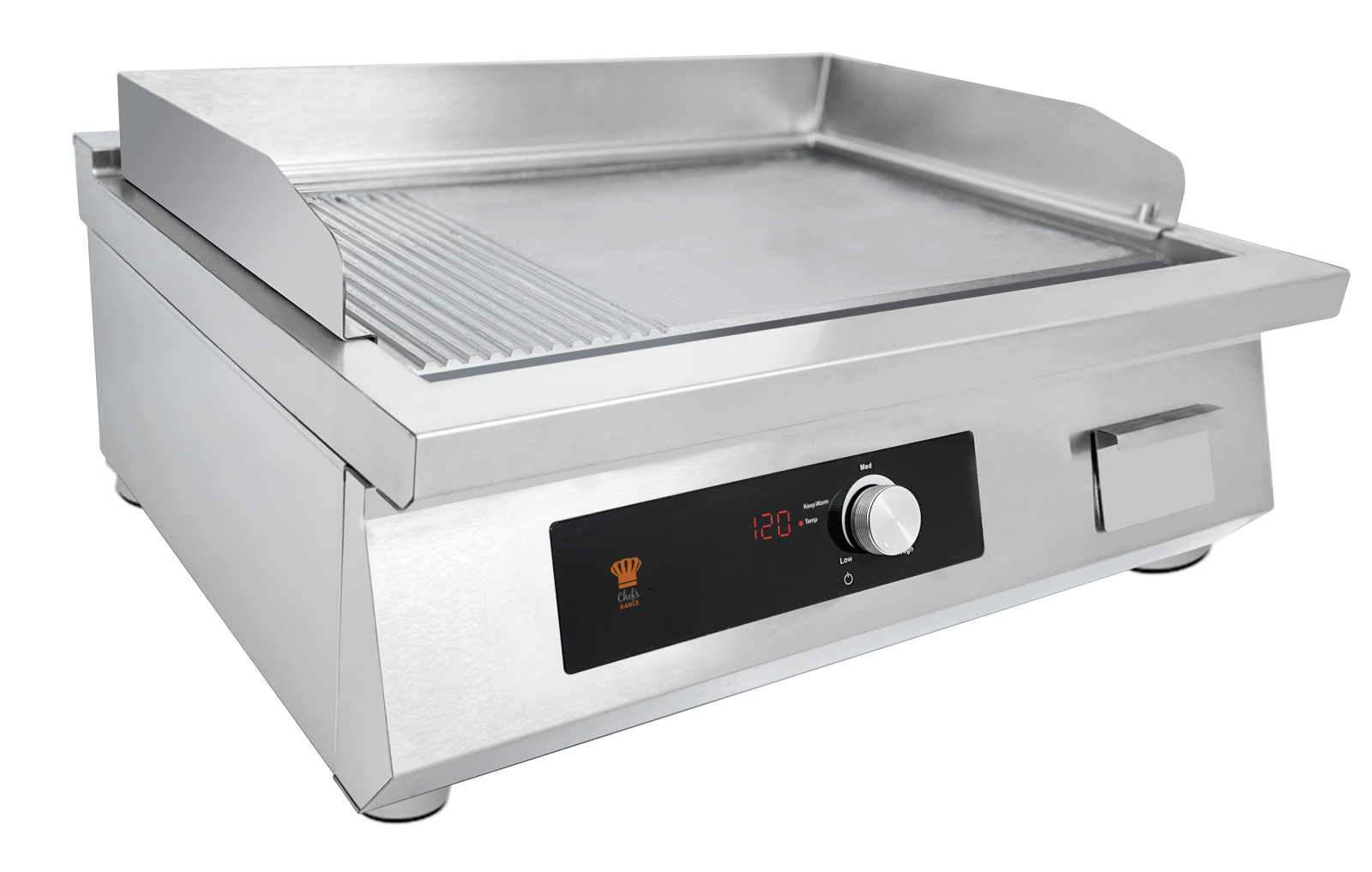 Chefsrange Snack 70 BE70IG800 - 2/3 Smooth Plate + 1/3 Ribbed Plate Induction Griddle