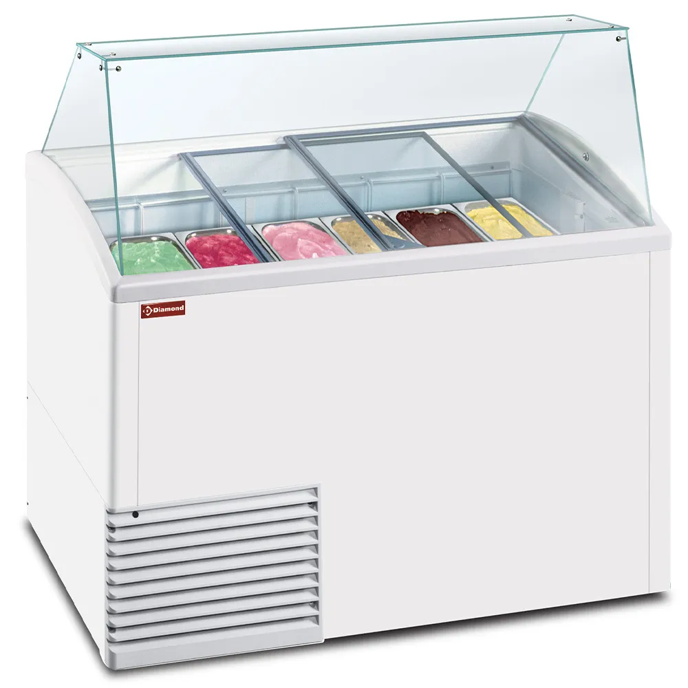 Diamond Ice Cream BIG-EXPO/LUX Display Case 2X10 Trays