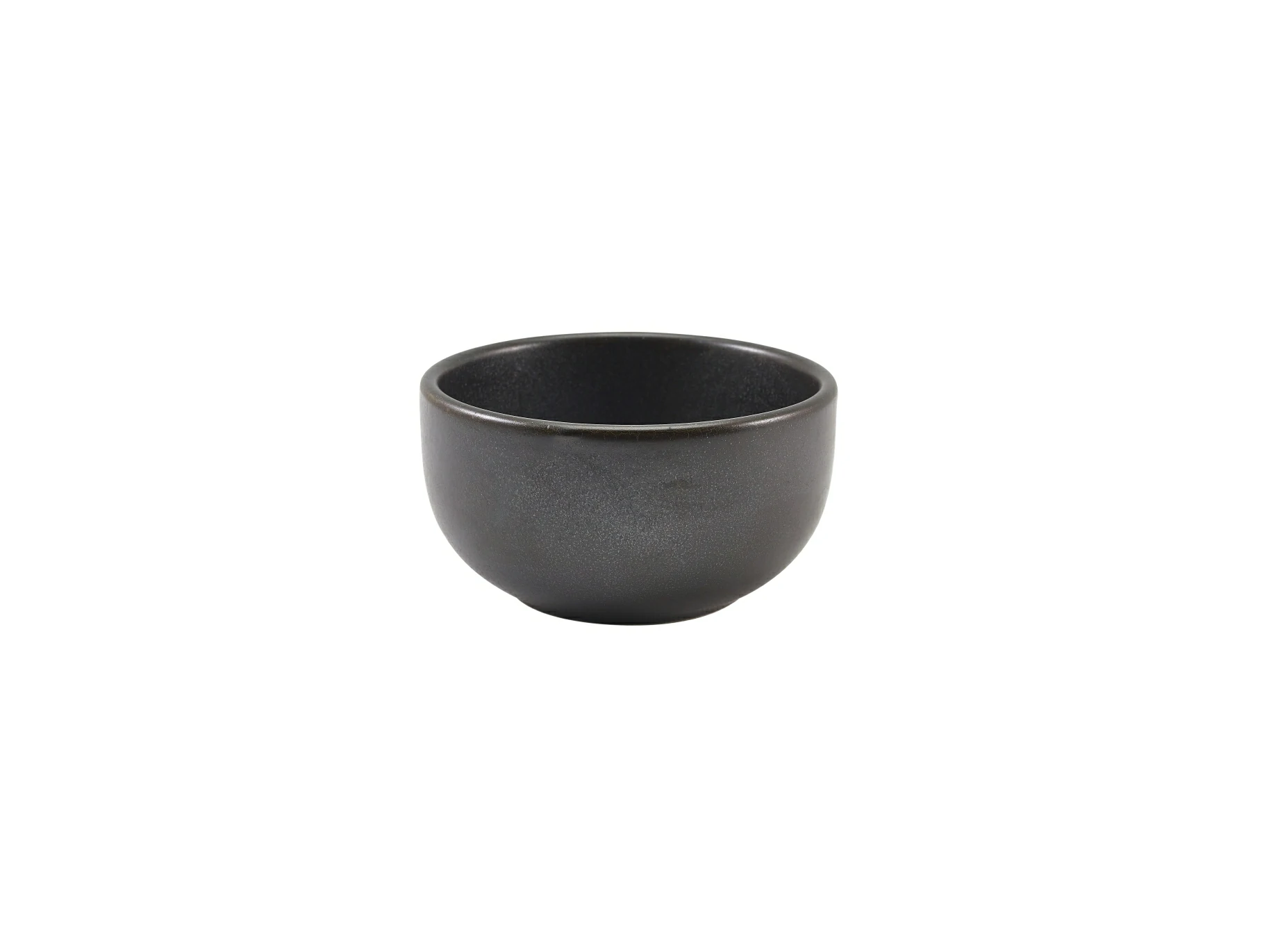 Terra Porcelain Black Round Bowl 11.5cm