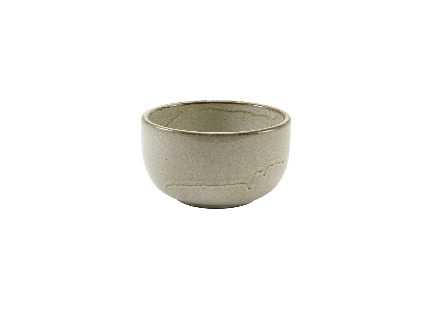 Terra Porcelain Grey Round Bowl 12.5cm