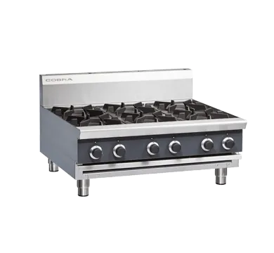 Cobra C9D-B 900mm Six Burner Gas Cooktop - Bench Model