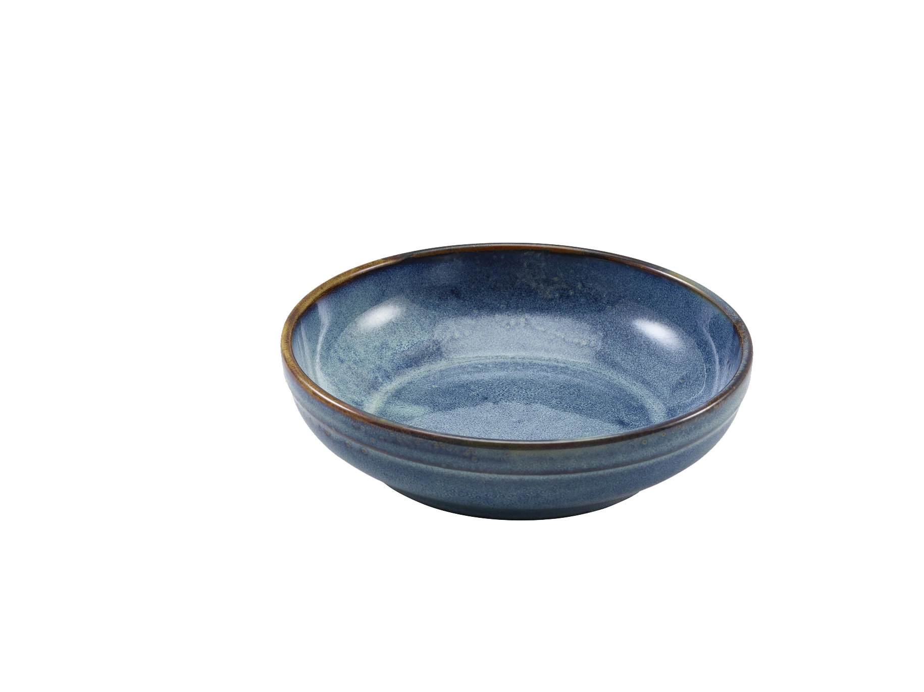 Terra Porcelain Aqua Blue Coupe Bowl 20cm