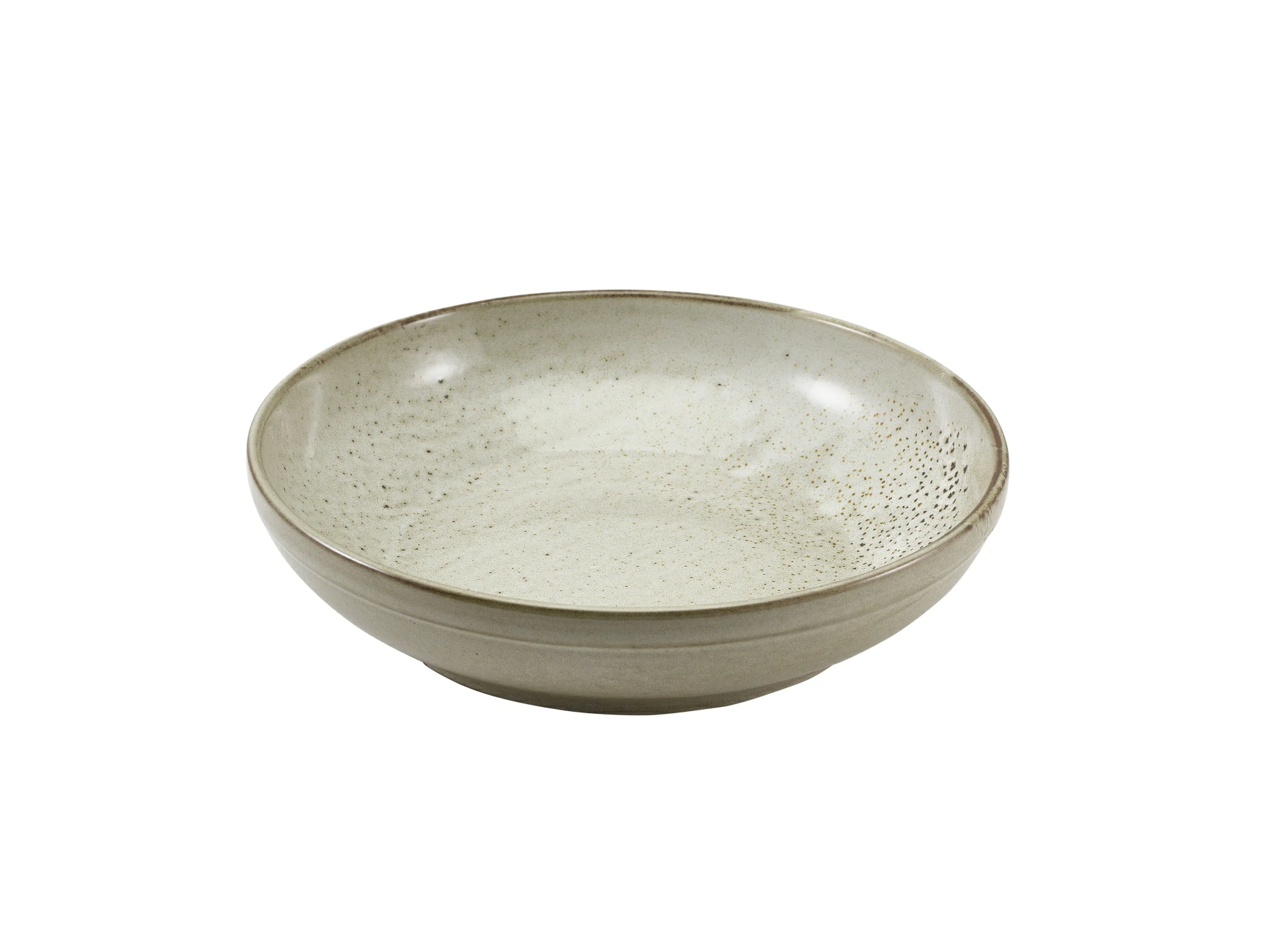 Terra Porcelain Grey Coupe Bowl 27.5cm