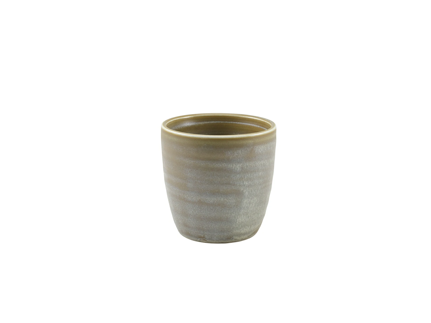 Terra Porcelain Matt Grey Chip Cup 30cl/10.5oz