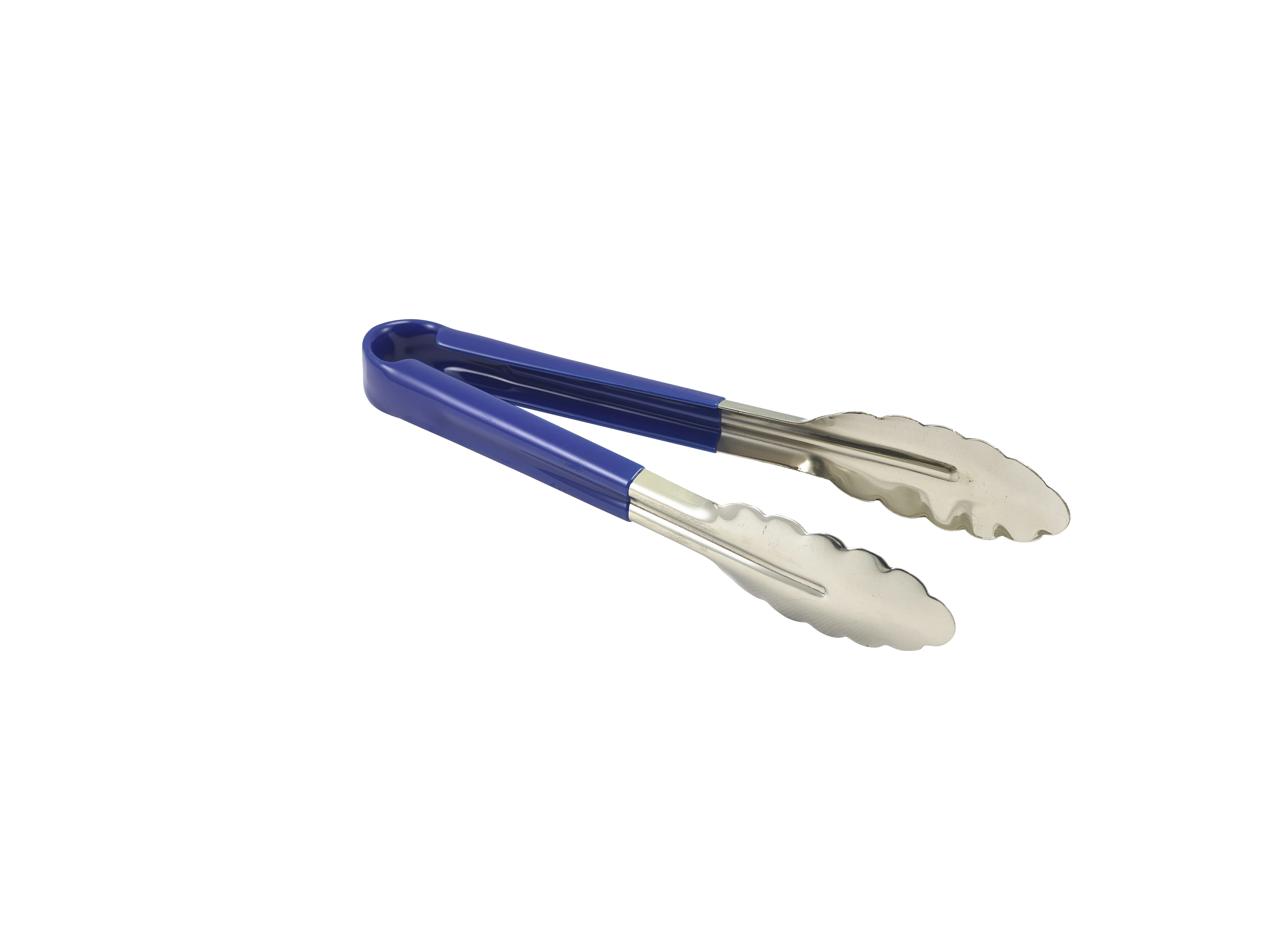 Genware Colour Coded S/St. Tong 23cm Blue