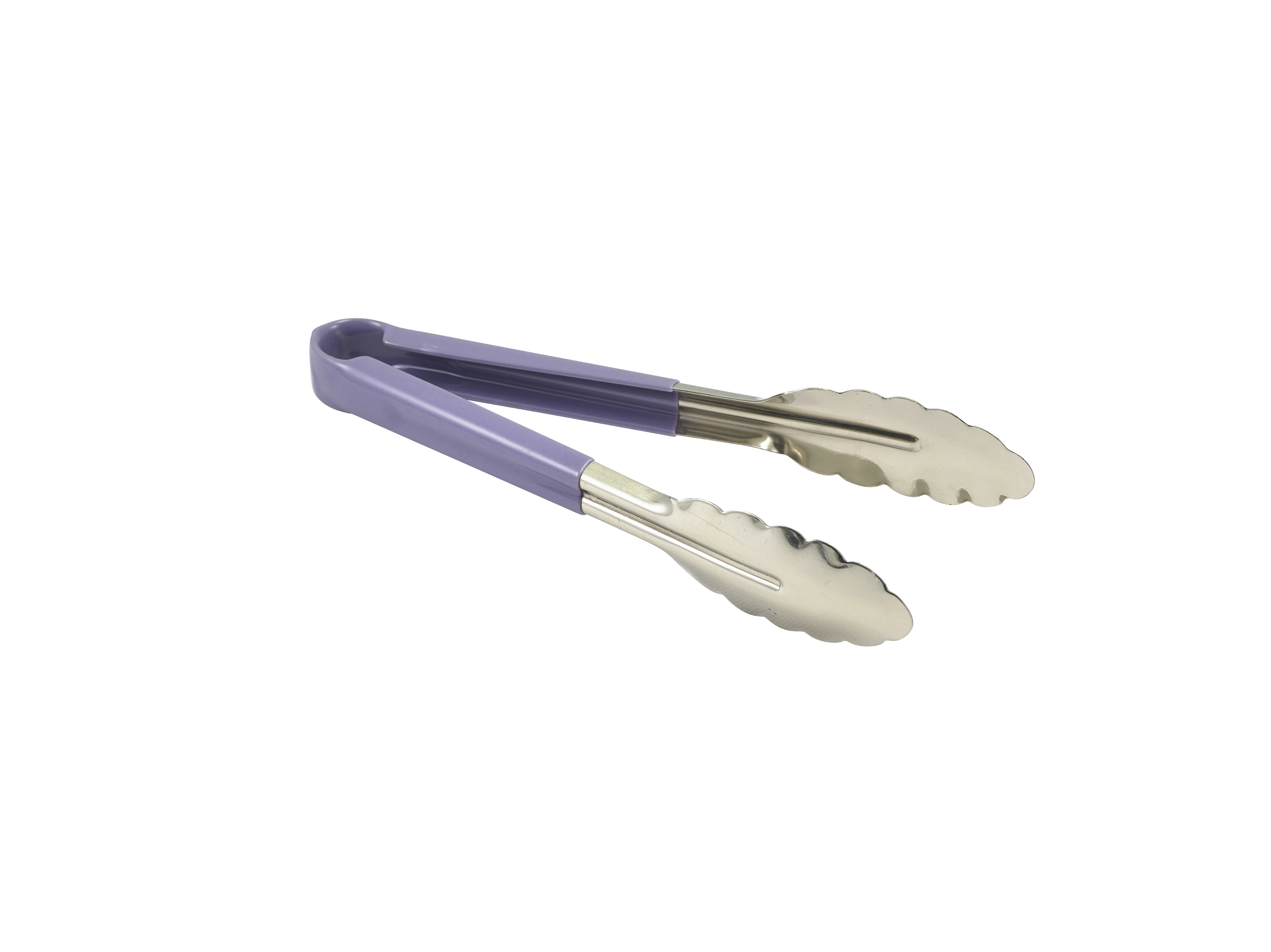 Genware Colour Coded St/St. Tong 23cm Purple