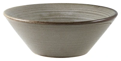 Terra Porcelain Grey Conical Bowl 14cm