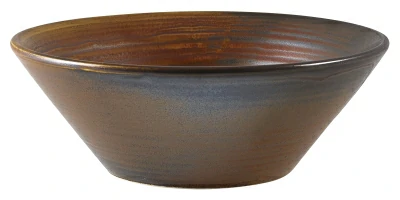 Terra Porcelain Rustic Copper Conical Bowl 14cm