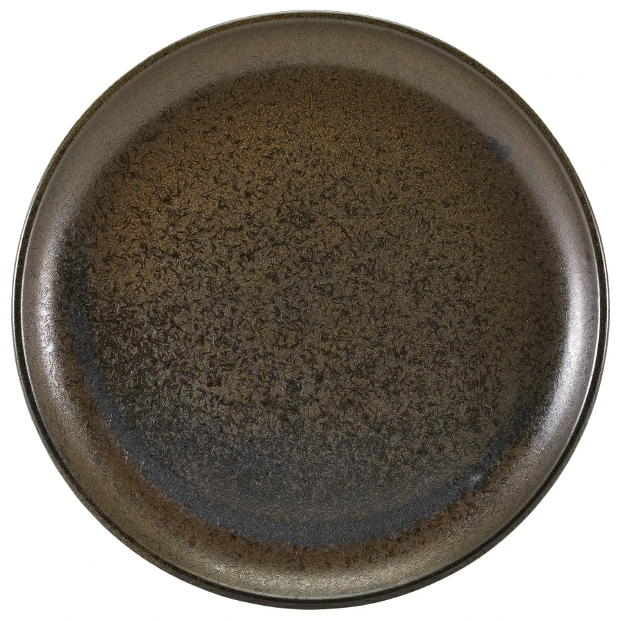 Terra Porcelain Black Coupe Plate 30.5cm