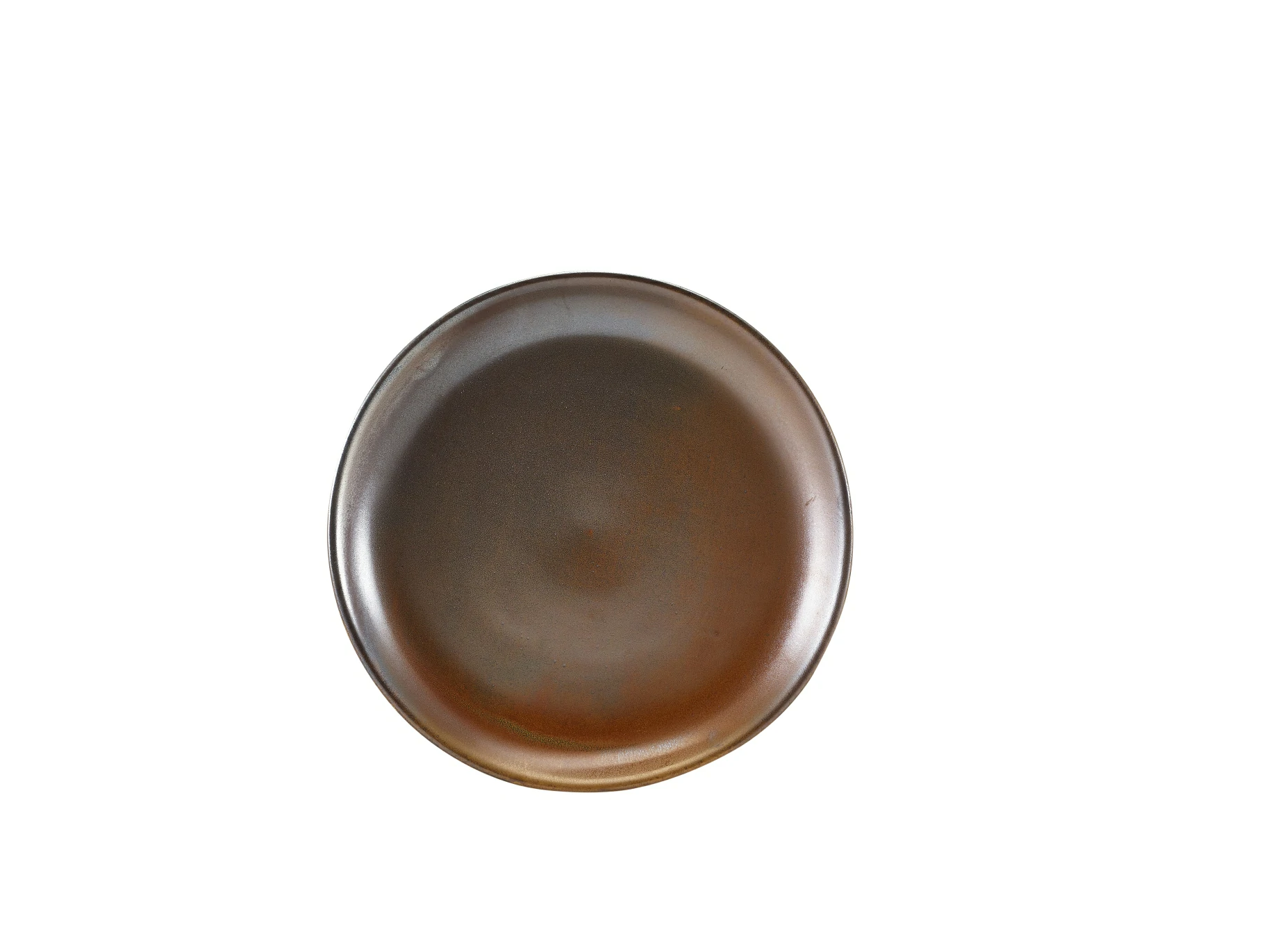 Terra Porcelain Rustic Copper Coupe Plate 24cm