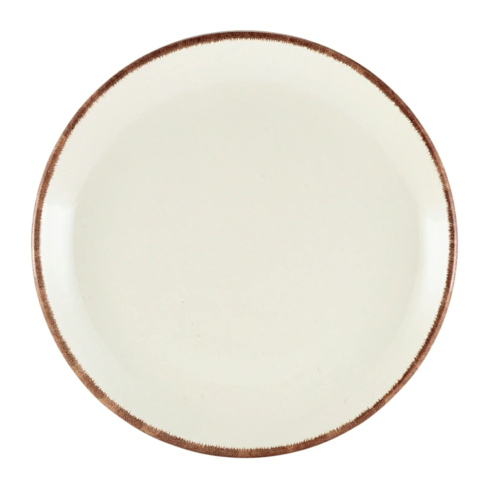 Terra Stoneware Sereno Brown Coupe Plate 19cm