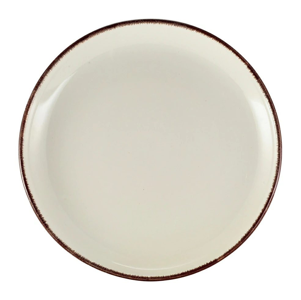 Terra Stoneware Sereno Brown Coupe Plate 24cm