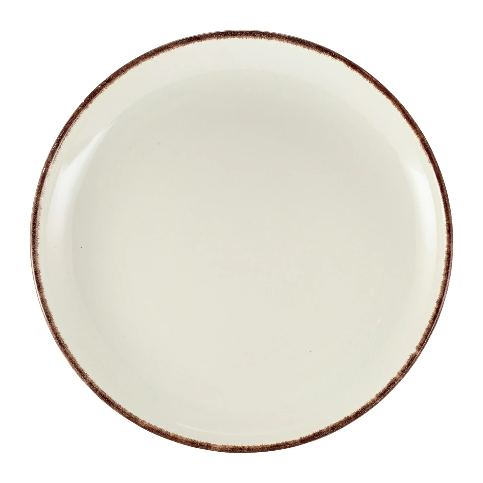 Terra Stoneware Sereno Brown Coupe Plate 27.5cm