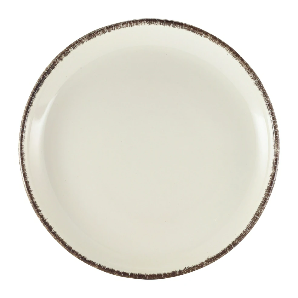 Terra Stoneware Sereno Grey Coupe Plate 24cm