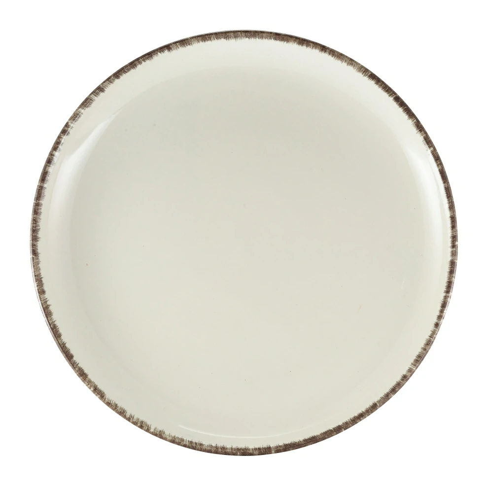 Terra Stoneware Sereno Grey Coupe Plate 27.5cm