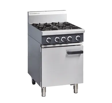 Cobra CR6D - 600mm Four Burner Gas Range Static Oven