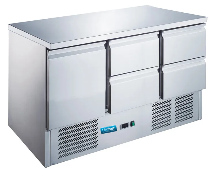 Unifrost CRS136G-4D Worktop Counter Fridge