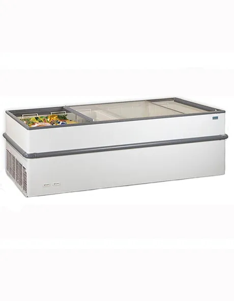 Crystal CRYSTALLITE15 Glass Lid Chest Freezer