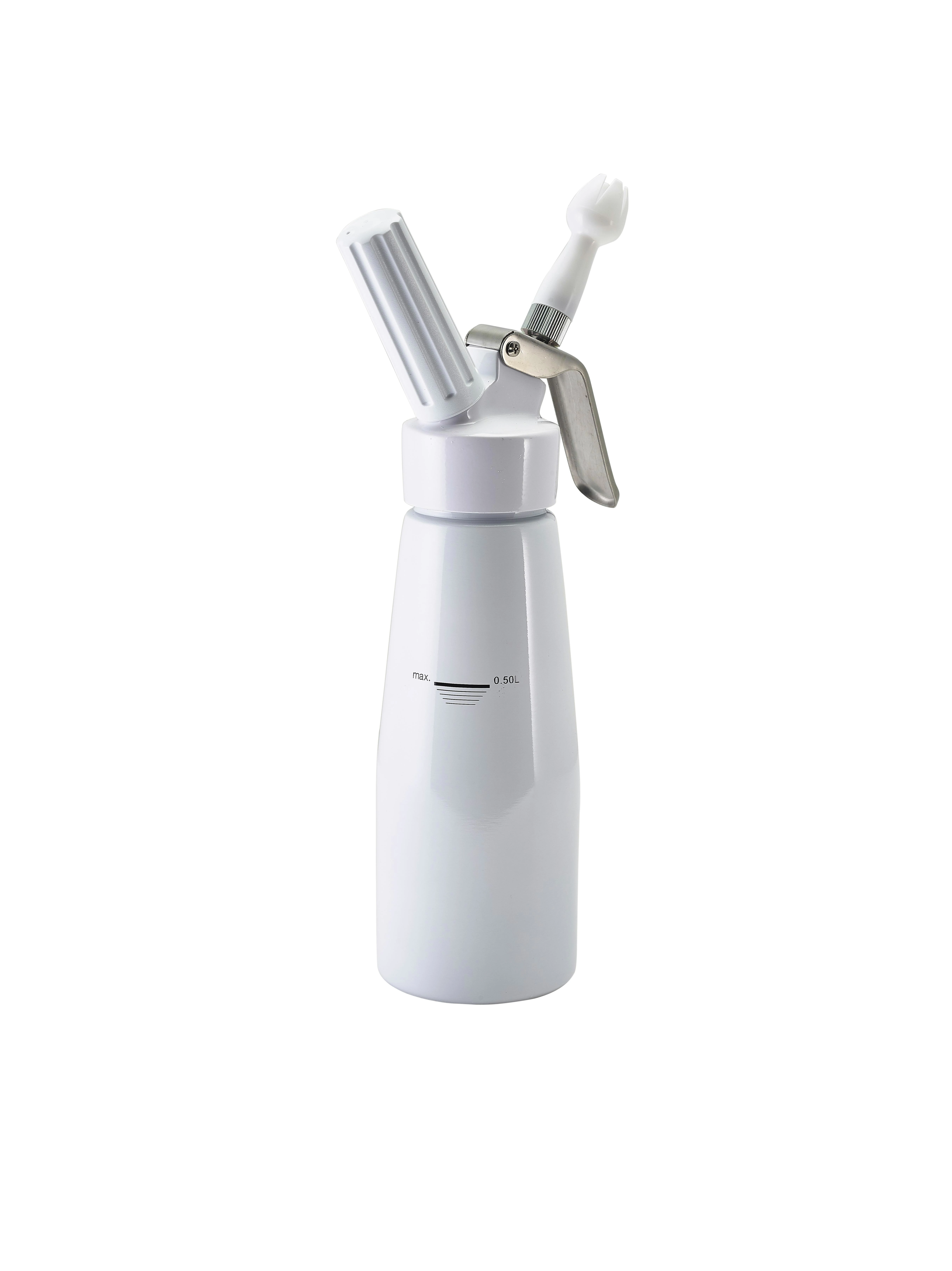 Cream Whipper 500ml White + 10 Free Bulb