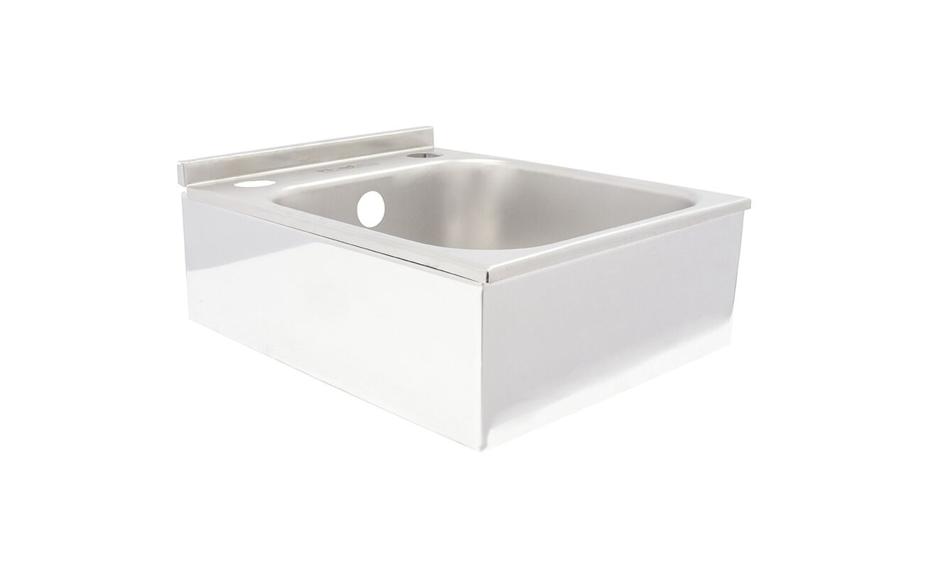Parry CWBHANDI/T - Stainless Steel Square Hand Wash Sink with Taps