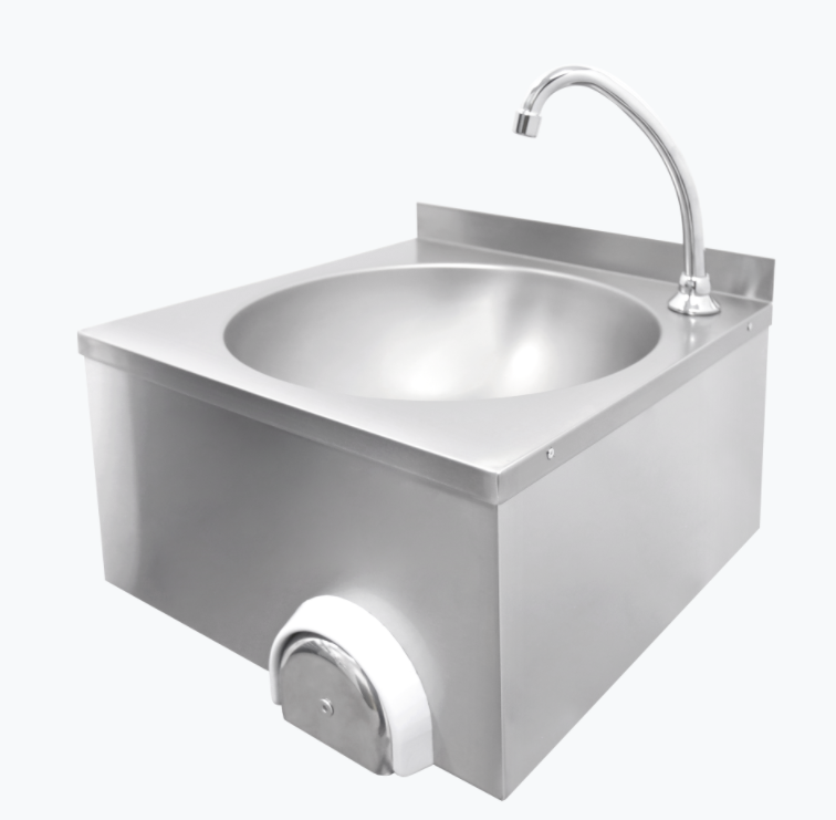 Parry CWBKNEE - Stainless Steel Knee Operated Hand Wash Basin