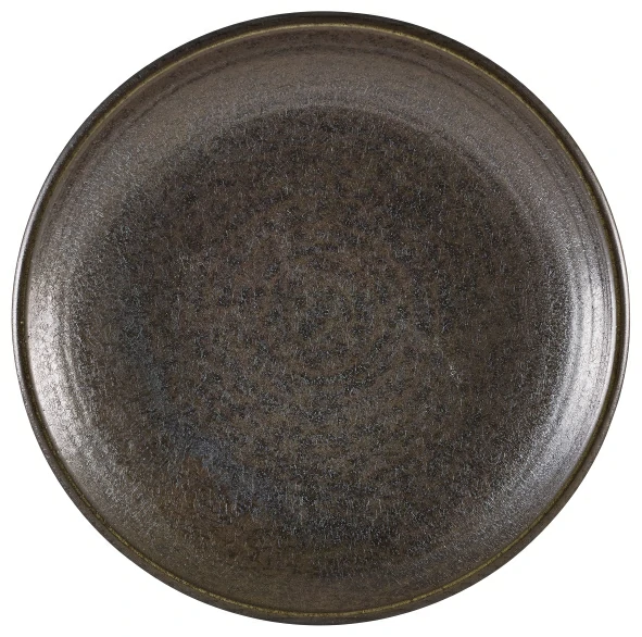 Terra Porcelain Black Deep Coupe Plate 25cm