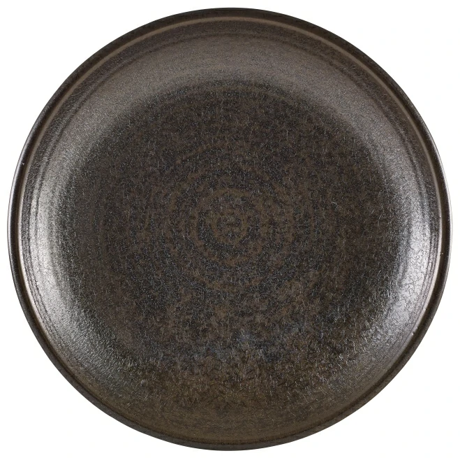 Terra Porcelain Black Deep Coupe Plate 28cm