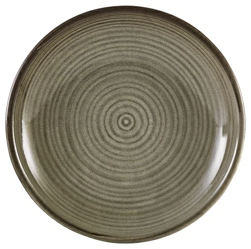 Terra Porcelain Grey Deep Coupe Plate 21cm