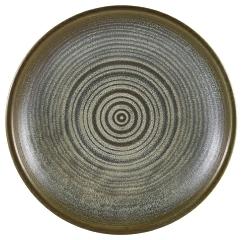 Terra Porcelain Matt Grey Deep Coupe Plate 21cm