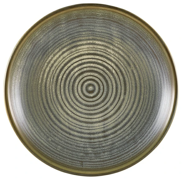 Terra Porcelain Matt Grey Deep Coupe Plate 25cm