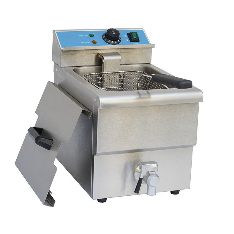 Chefsrange DF-8T/3 - 8 Ltr Counter Top Electric Fryer