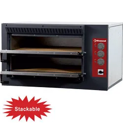 Diamond E3F/24R Electric Twin Deck Pizza Oven