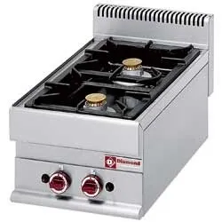 Diamond G65/2F4T Counter-Top Gas 2 Burner Range