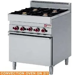 Diamond G65/4BFEV7 Floor Standing Gas 4 Burner Range with Electric Oven